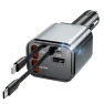 4 in 1 Fast Charging Retractable Car Charger, EloBeth