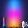 RGB LED Corner Floor Lamp with Music Sync — LED Strip Lights, Tyute