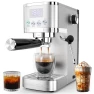 20 Bar Espresso Machine with Temperature Control LED Display, URintells Cuising
