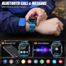 Military Smart Watch with Call, LED Flashlight, UV Light, Big Screen, Waterproof, Fitness Tracker, LaNikar