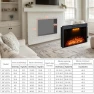 Electric Fireplace Insert, Valuxhome