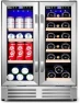 Dual Zone Wine and Beverage Refrigerator, Velieta