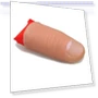 Magic Trick Prop, Vanishing Plastic Thumb Tip + Red Silk — Magic Kits, Zoeneed