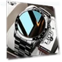 Full Circle Touch Screen Smartwatch with Steel Strap — Wearable Accessories, LIGE