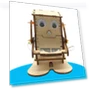 DIY Wooden Coin-Eating Robot — Construction Kits, Luminaire Lighting Mall
