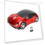 Red Car-Shaped Wireless Mouse — Mouse Pads, Automobile and motorcycle supplies