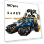 Thunder Raider Mechanical Warrior Robot Building Blocks Model — Construction Kits, TIANGU