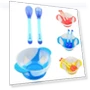 Feeding Bowl Set with Touch Spoon and Fork — Dishes, Toy