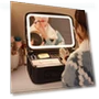 Smart LED Cosmetic Bag with Mirror — Cosmetic Cases, Beauty Care World
