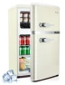 Retro Double Door Refrigerator with Freezer, Anypro