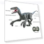 Velociraptor Dinosaur Jurassic Dinobot Toy — Remote Control Cars, RC Raptors