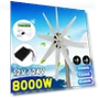 8000W Wind Turbine Generator with Charge Controller — Power Inverters, Sea Global