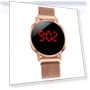 LED Touch Men's Watch with Magnetic Woven Strap — Men's Timepieces, Various wearables