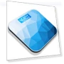 Gradient Color LCD Display Bathroom Scale — Weight Management Tools, Refreshing Home