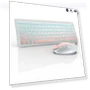 Silent Wireless Keyboard and Mouse with RGB Backlight — Keyboards, SeenDa