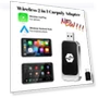 Wireless CarPlay 2 in 1 Android Auto Apple CarPlay Adapter Mini AI Box — Car Accessories & Gadgets, World Auto Parts