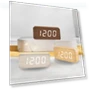 Wooden Digital Clock with LED Night Light — Clocks