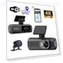 4K UHD Front and 1080P Rear Dash Cam — Rearview Cameras for Cars, World Auto Parts