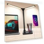 Desk Lamp with Dual Swivel Arms — Study & Desk Lighting, Chic Interiors
