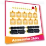 Main Side Brush, HEPA Filter, Front Wheels Parts — Parts & Accessories, Lntelligent Living Hall