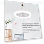 Smart Silent Ceiling Fan with LED Light — Ceiling Fan Lighting Solutions, Build My Home