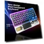 Transparent Wireless Bluetooth Keyboard with Touchpad — Keyboard Cases, Bellatrix