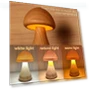 Smart Touch Control LED Mushroom Night Light — Night Lights, Rainbow Rain