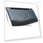 Wireless Keyboard with Wrist Rest — Gaming Keyboards, SeenDa