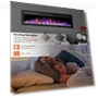 Electric Fireplace Wall Mounted and Recessed with Remote Control — Electric Heating Solutions, BETELNUT