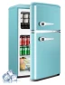 Retro Double Door Fridge with Freezer, Anypro