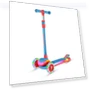 3-Wheel Kids Scooter with Multi-Color Lights — Pedal Cars, Lifemaster