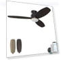 Smart Flush Mount Ceiling Fan with Lights — Ceiling Fan Wall Controls, CEME