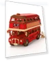 3D Wooden London Sightseeing Bus Model Kit — Educational, Robotime