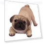 Folding Pug Smartphone Stand Doll Figure Ornament — Stands, Arkadia Japan