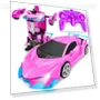 Radio-controlled car and toy robot transformer — Interactive Figures & Robots, MIYAKO
