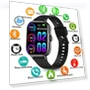 Smartwatch with Touch Screen, Temperature and Heart Rate Monitor — Smartwatches, world play