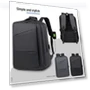 Everyday Business Laptop Backpack with USB Port — Laptop Backpacks, All About Drones