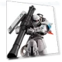 High Mobility Zaku II SIDE MS Robot Spirit — Figure, Bandai
