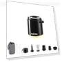 Portable Electric Air Pump with LED Light — Inflation Devices, GOALMART