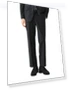 SMART Wool Mix No Pleated Slacks — Wool & Blends, JAPAN ANIME BRIDGE
