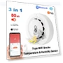 Smoke Alarm with Temperature and Humidity Sensor — Smoke Detectors, Meiteai-All