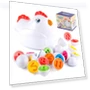 Twisted Egg Pairing Smart Egg Geometric Fruit And Vegetable Digital Early Education Educational Toy — Interactive Learning Devices, Happy Time For kids