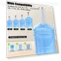 Automatic Mini Smart USB Rechargeable Water Dispenser Pump — Hydration Solutions, Modern Home Furnishing