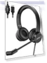 Business USB Headset with Microphone — Headsets, EKSA