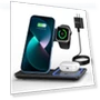 Folding Wireless Charger and Phone Holder — Power Hubs, Smarter than future