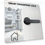 Smart Fingerprint Door Lock Handle — Smart Home Security, DC-HOME Textile