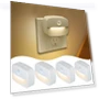 Motion Sensor Night Light Plug in 4 Pack — Night Lights, Sossi