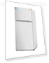 Top Mount Refrigerator with Freezer — Mini Fridges, Commercial Cool