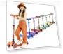 3 Wheel Kick Scooter with LED Lights — Push Scooters, Lifemaster