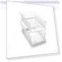 2 Tier Organizer — Storage Solutions, madesmart